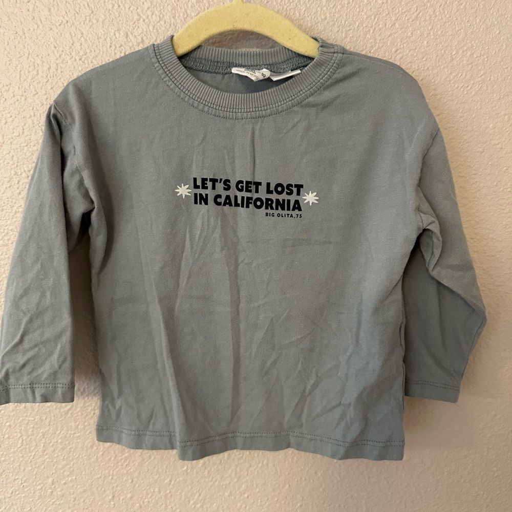 Zara long sleeve tee 18-24 months
